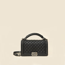 Chanel Black Le Boy Paris-Salzburg Top Handle Medium Bag