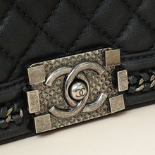 Chanel Black Le Boy Paris-Salzburg Top Handle Medium Bag