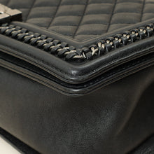Chanel Black Le Boy Paris-Salzburg Top Handle Medium Bag