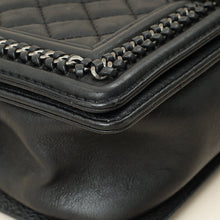 Chanel Black Le Boy Paris-Salzburg Top Handle Medium Bag