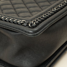 Chanel Black Le Boy Paris-Salzburg Top Handle Medium Bag