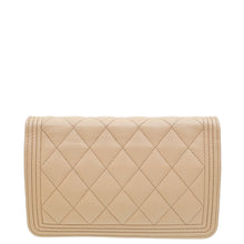 Chanel Beige Clair Boy Wallet on Chain