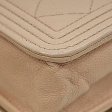 Chanel Beige Clair Boy Wallet on Chain