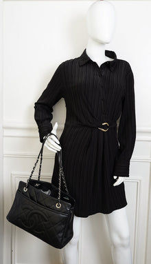 Chanel Black CC Timeless Soft Tote Medium Bag