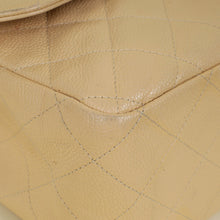 Chanel Beige CC Classic Double Flap Jumbo Bag