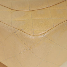 Chanel Beige CC Classic Double Flap Jumbo Bag