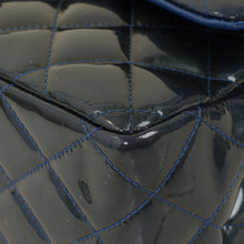 Chanel Royal Blue Classic Double Flap Jumbo Bag