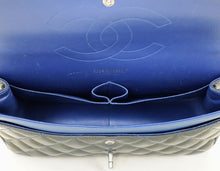 Chanel Royal Blue Classic Double Flap Jumbo Bag