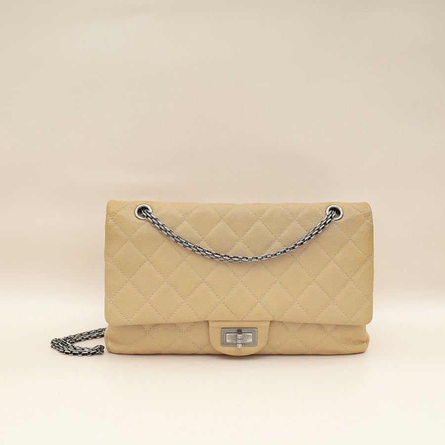 Chanel Beige 2.55 Reissue Double Flap Bag