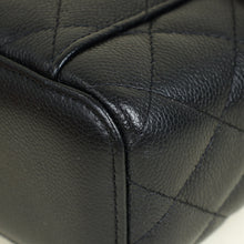 Chanel Black CC Links Mini Vanity Case With Chain