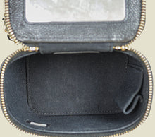 Chanel Black CC Links Mini Vanity Case With Chain