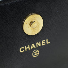 Chanel Black CC Resin Top Handle Clutch Chain