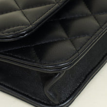 Chanel Black CC Resin Top Handle Clutch Chain