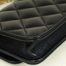 Chanel Black CC Resin Top Handle Clutch Chain