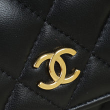 Chanel Black CC Resin Top Handle Clutch Chain