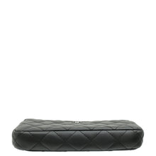 Chanel Black CC Classic Double Zip Clutch With Chain Crossbody Bag