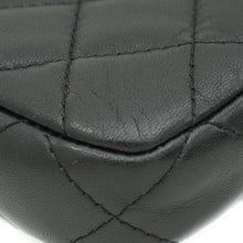 Chanel Black CC Classic Double Zip Clutch With Chain Crossbody Bag