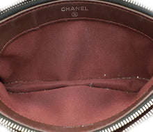 Chanel Black CC Classic Double Zip Clutch With Chain Crossbody Bag