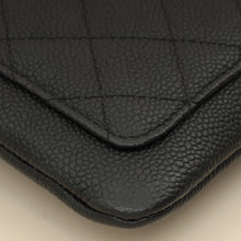 Chanel Black CC Front Pocket Pouch