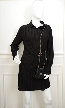 Chanel Black CC Mini Trendy Clutch With Chain