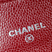 Chanel Bordeaux Classic Card Holder on Chain