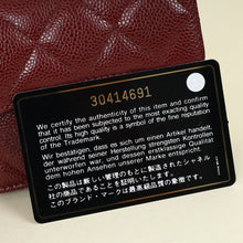 Chanel Bordeaux Classic Card Holder on Chain