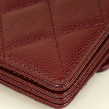 Chanel Bordeaux Classic Card Holder on Chain