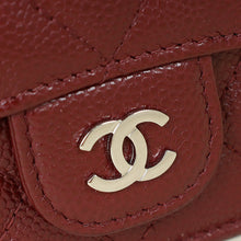 Chanel Bordeaux Classic Card Holder on Chain