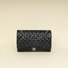 Chanel Black CC Classic Double Flap Maxi Bag