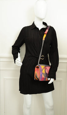 Chanel Multicolor Printed Flower Power Boy Flap Medium Bag