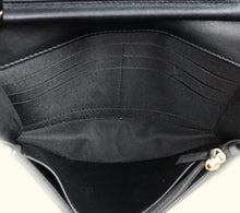 Chanel Black CC Filigree Wallet On Chain