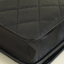 Chanel Black CC Filigree Wallet On Chain