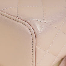 Chanel Metallic Light Pink CC Pearl Mini Vanity With Chain
