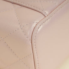 Chanel Metallic Light Pink CC Pearl Mini Vanity With Chain
