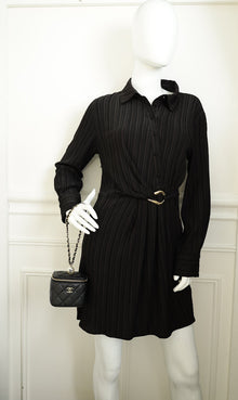 Chanel Black CC Pearl Mini Vanity Bag w/Chain