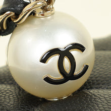 Chanel Black CC Pearl Mini Vanity Bag w/Chain