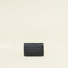 Chanel Black CC Gabrielle Wallet On Chain