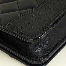 Chanel Black CC Gabrielle Wallet On Chain
