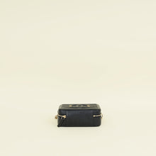 Chanel Black CC Filigree Vanity Clutch With Chain