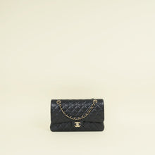 Chanel Black CC Classic Double Flap Medium Bag