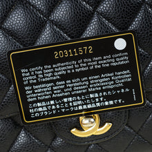 Chanel Black CC Classic Double Flap Medium Bag