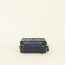 Chanel Navy Filigree Vanity w/ Chain