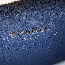 Chanel Navy Filigree Vanity w/ Chain