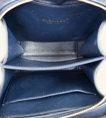 Chanel Navy Filigree Vanity w/ Chain