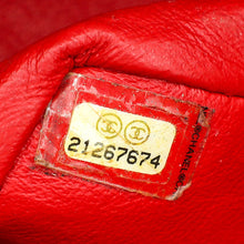 Chanel Red CC Chevron Mini Rectangular Bag