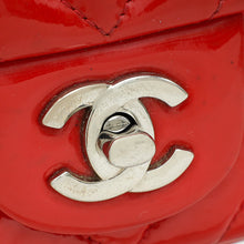 Chanel Red CC Chevron Mini Rectangular Bag