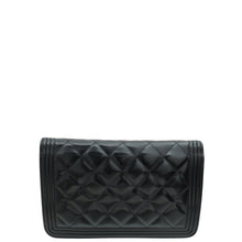 Chanel Black Le Boy Wallet On Chain