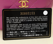 Chanel Purple Mini CC Pearl Crush Vanity Case w/Chain