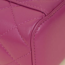 Chanel Purple Mini CC Pearl Crush Vanity Case w/Chain