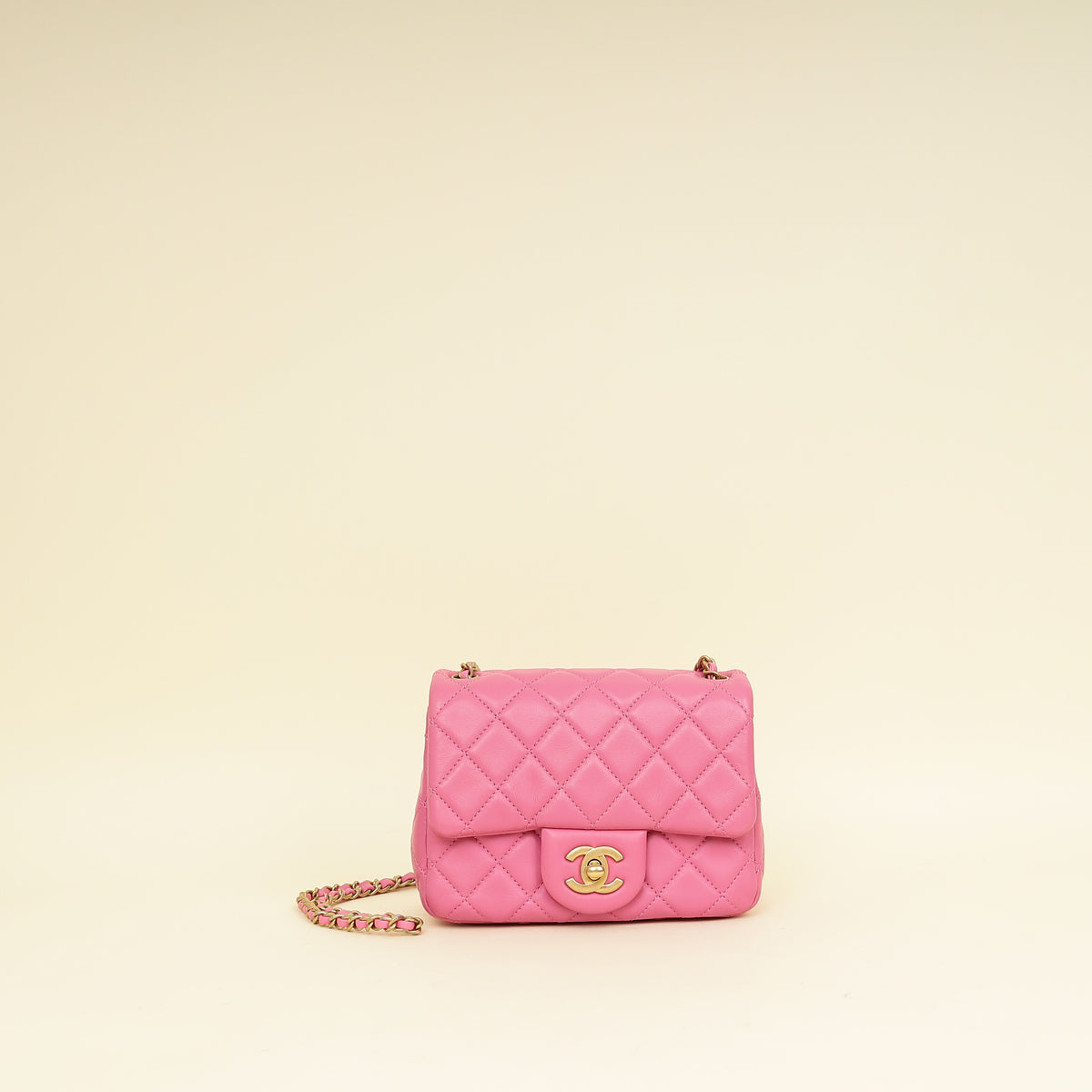 Chanel Pink CC Coco Crush Mini Flap Bag